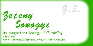 zeteny somogyi business card